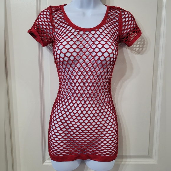 RED FISHNET - Picture 4 of 4